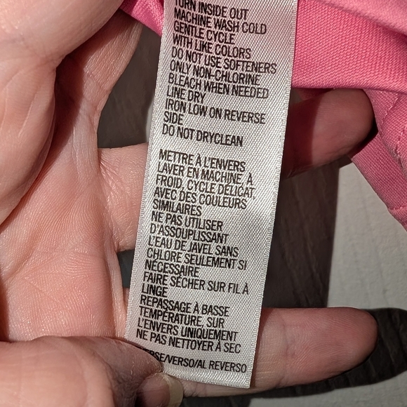 Izod Pink Muscle Tee for Women - Picture 4 of 4